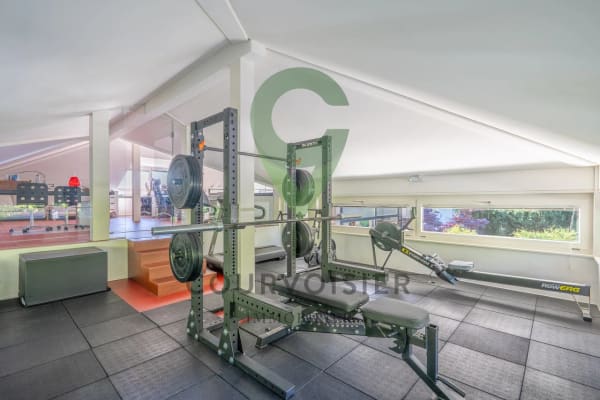 Immobilie in Paudex - Magnifique villa contemporaine avec vue panoramique et piscine miroir - Bild 9