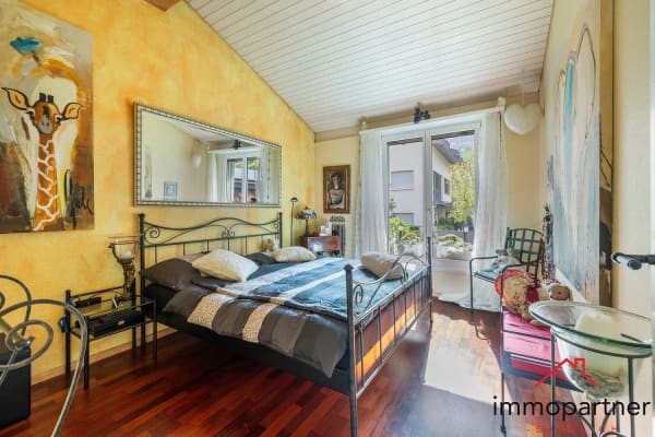 Immobilie in Duggingen - Charmante 3.5 (4.5)-Zimmer-Dachwohnung mit Balkon und schöner Aussicht in Duggingen - Bild 4