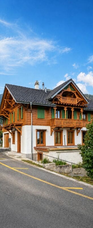 Immobilie in Aigle - Maison individuelle de standing avec 2 appartements Ã  vendre Ã  Corbeyrier, Ã  15 min d'Aigle - Bild 0