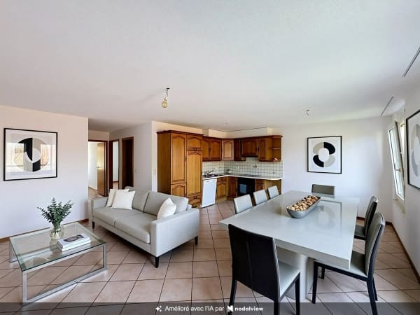 Immobilie in Villars-le-terroir - Libre de suite â€“ 3.5 piÃ¨ces traversant, balcon et calme villageois - Bild 3