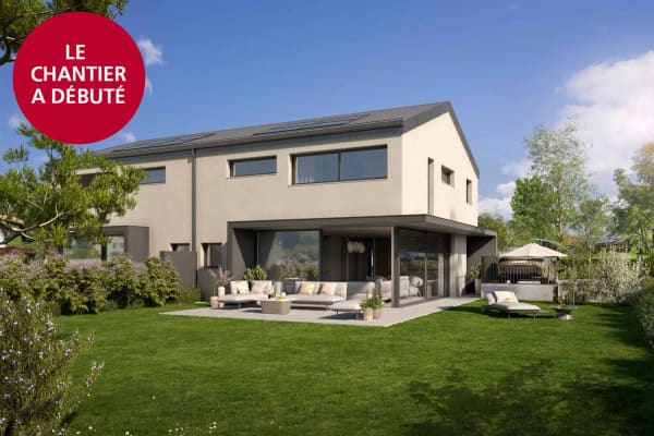 Immobilie in Allaman - Projet de deux villas jumelles à deux pas du Léman VILLA A - Bild 0