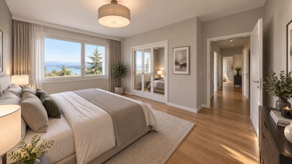Immobilie in Versoix - Appartement de 6 pièces avec belle vue sur le lac - Bild 5