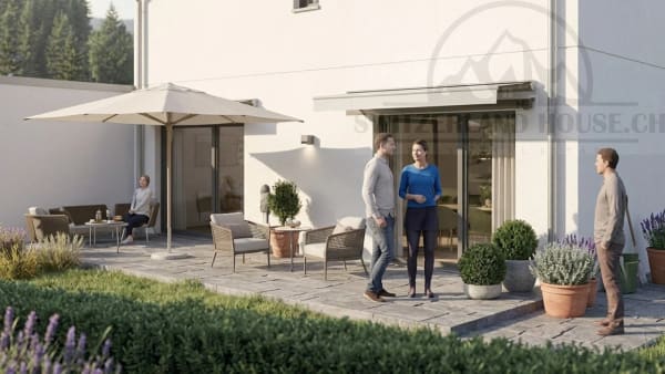 Immobilie in Lovens - Spacieuse villa individuelle de 5.5 pcs avec grand jardin à Lovens proche nature - Bild 1