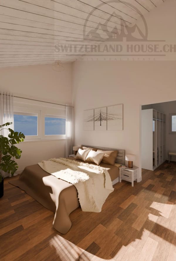 Immobilie in Lovens - Spacieuse villa individuelle de 5.5 pcs avec grand jardin à Lovens proche nature - Bild 10