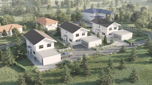Immobilie in Lovens - Spacieuse villa individuelle de 5.5 pcs avec grand jardin à Lovens proche nature - Bild 4