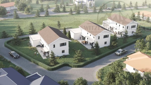 Immobilie in Lovens - Spacieuse villa individuelle de 5.5 pcs avec grand jardin à Lovens proche nature - Bild 5