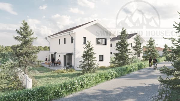 Immobilie in Lovens - Spacieuse villa individuelle de 5.5 pcs avec grand jardin à Lovens proche nature - Bild 7