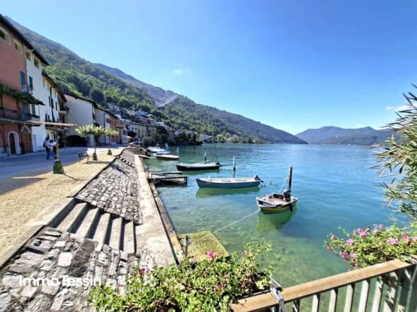 Immobilie in Brusino Arsizio - Attraktive Liegenschaft für Wohnen & Gewerbe unter einem Dach an super Lage am Lago di Lugano - Bild 1
