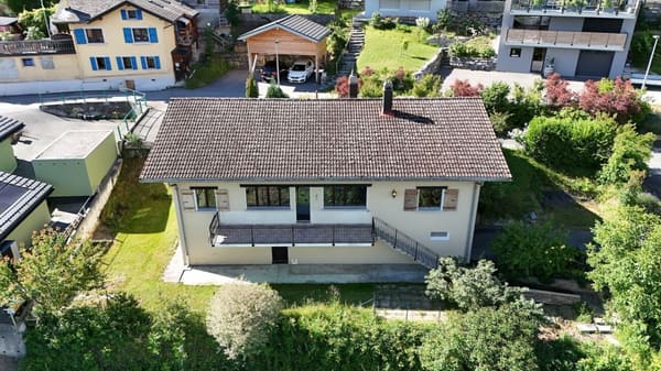 Immobilie in Chemin - Maison individuelle 6 pièces 1/2 avec un atelier et une vue extraordinaire - Bild 33