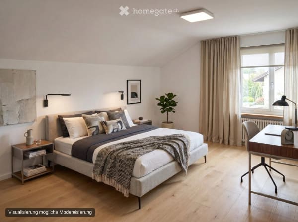 Immobilie in Dottikon - GrosszÃ¼giges Einfamilenhaus auf 833 mÂ² | weitlÃ¤ufiger Privatgarten | Alpenpanorama - Bild 6