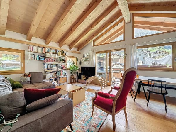 Immobilie in Le Châble Vs - Appartement 3 pièces 65m² au Châble avec balcon - Bild 0