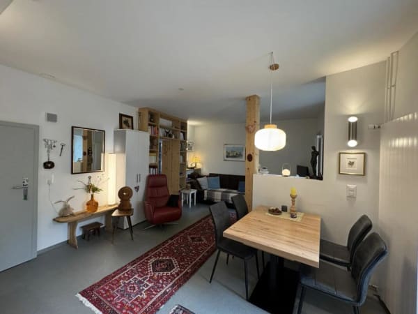 Immobilie in Bergün/bravuogn - Kleines Refugium - 2 Zi-Wohnung  mitten im Dorf - Bild 0
