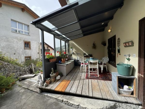 Immobilie in Bergün/bravuogn - Kleines Refugium - 2 Zi-Wohnung  mitten im Dorf - Bild 1