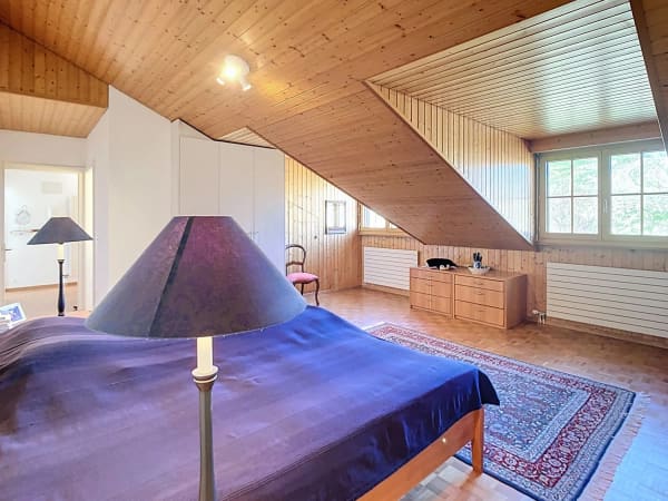 Immobilie in La Croix - Superbe appartement en attique de 3.5 piÃ¨ces avec vue sur le lac et les montagnes - Bild 8