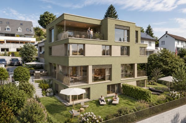 Immobilie in Neftenbach - Elsau Casa Weitblick - Garten Eckhaus rechts - Bild 0