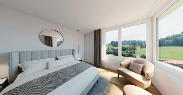 Immobilie in Neftenbach - Elsau Casa Weitblick - Garten Eckhaus rechts - Bild 5
