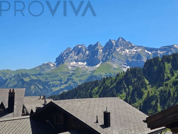 Immobilie in Les Crosets - Ski-in/Ski-out-Chalet mit atemberaubendem Blick auf die Dents du Midi - Bild 0