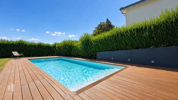 Immobilie in Marsens - Maison dâ€™architecte avec piscine, spa et vue panoramique sur le lac de la GruyÃ¨re - Bild 1