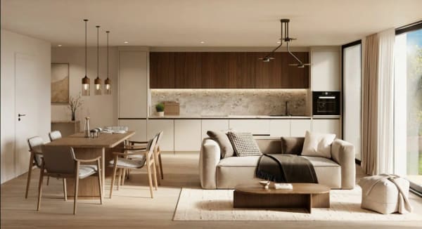 Immobilie in Remaufens - Appartement de 4,5 pièces au premier étage - Bild 2