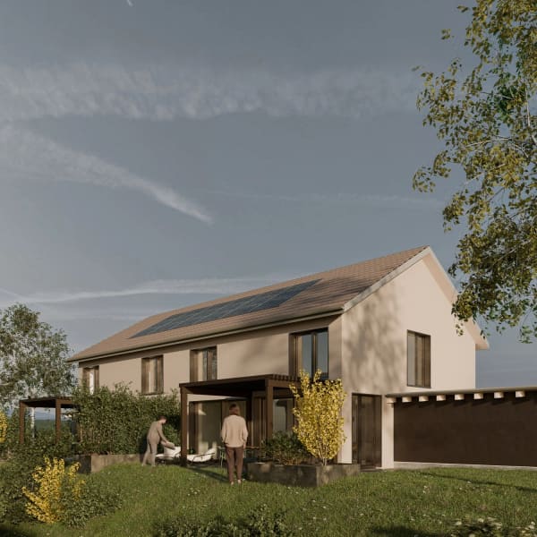 Immobilie in Senarclens - Nouvelle construction de 2 villas jumelées - Bild 0