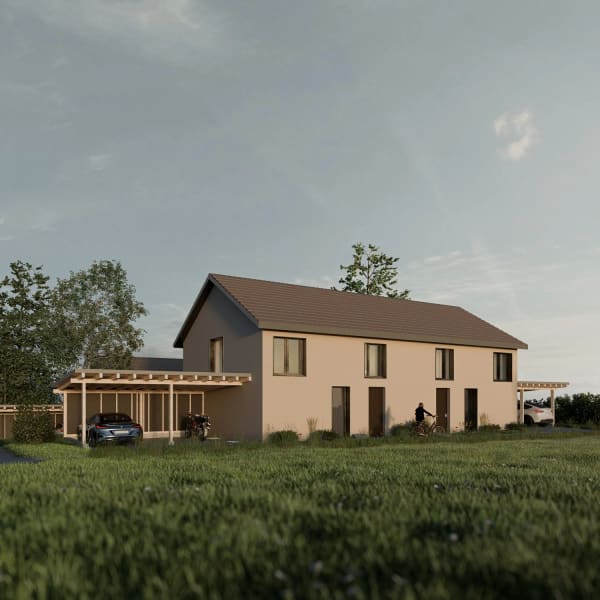 Immobilie in Senarclens - Nouvelle construction de 2 villas jumelées - Bild 2
