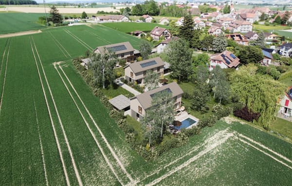 Immobilie in Senarclens - Nouvelle construction de 2 villas jumelées - Bild 6