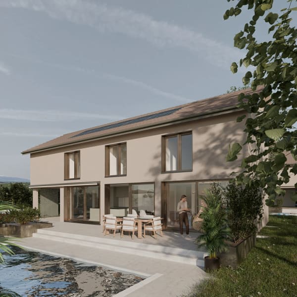 Immobilie in Senarclens - Nouvelle construction de 2 villas individuelles - Bild 0