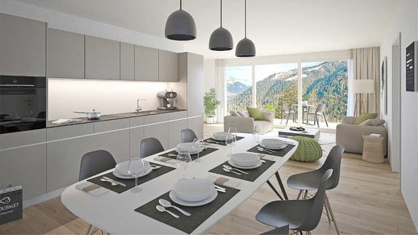 Immobilie in Malix - Neue Wohnung 5, für den Erstwohnsitz mit Weitsicht - Bild 2