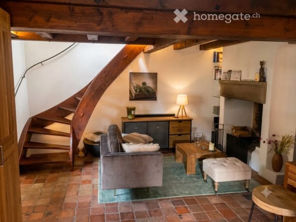 Immobilie in Hermance - Charmant duplex de 3 piÃ¨ces, cachet historique au cÅ“urd'Hermance - 50 m du lac - Bild 1