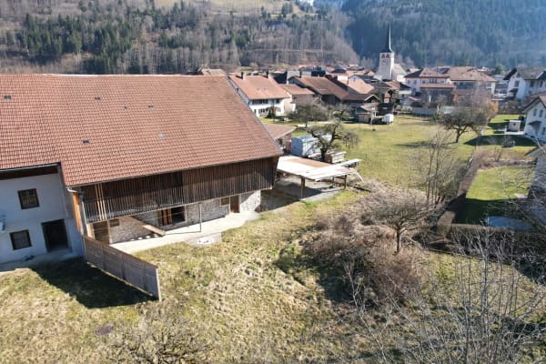 Immobilie in Grandvillard - Dans ferme rÃ©novÃ©e appartement neuf de 4,5 pces - Bild 2