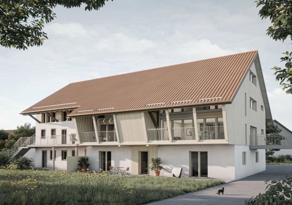 Immobilie in Grandvillard - Dans ferme rÃ©novÃ©e appartement neuf de 3,5 pces - Bild 1