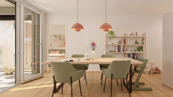 Immobilie in Aarau Rohr - 4.5-Zimmer-Wohnung im Zwischengeschoss â€“ attraktive Gelegenheit - Bild 0
