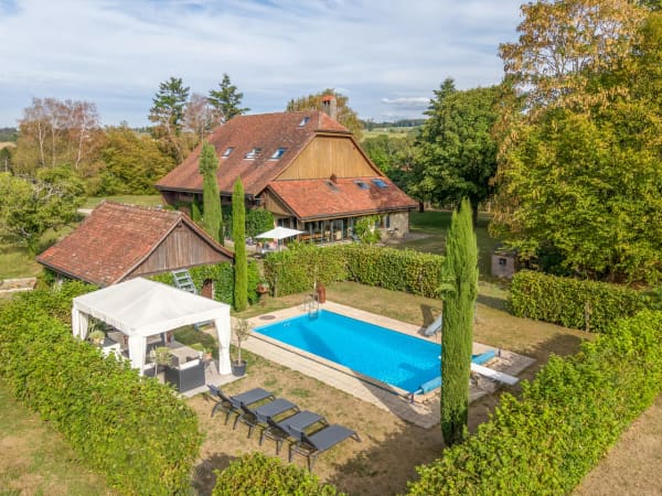 Immobilie in Villarzel - Unique en Romandie ! Ferme rÃ©novÃ©e avec piscine en zone agricole - Bild 0