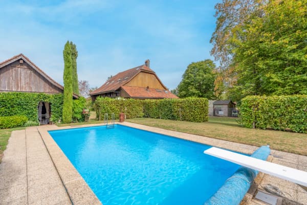 Immobilie in Villarzel - Unique en Romandie ! Ferme rÃ©novÃ©e avec piscine en zone agricole - Bild 1