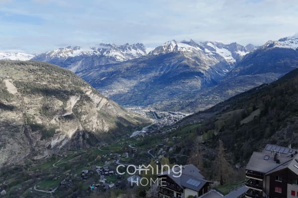 Immobilie in Visperterminen - 4-Zimmer-Wohnung in Visperterminen - Heida-Weinberg, Alpenpanorama und viel Sonne - Bild 5
