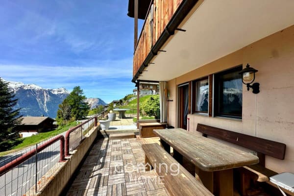 Immobilie in Bratsch - Panoramasicht und eigener Garten - heimelige 3.5-Zimmer-Wohnung in Engersch - Bild 0