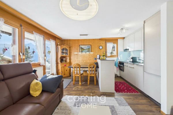 Immobilie in Bratsch - Panoramasicht und eigener Garten - heimelige 3.5-Zimmer-Wohnung in Engersch - Bild 1