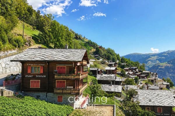Immobilie in Embd - Charmante 3.5 Zimmerwohnung im Walliser Chalet in Embd -  Bergsicht und Zweitwohnsitz - Bild 13