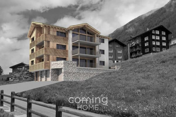 Immobilie in Saas-balen - Neubau mit Alpenpanorama in Saas-Balen - grosszÃ¼gige 5.5-Zimmer-Wohnung der Extraklasse - Bild 0