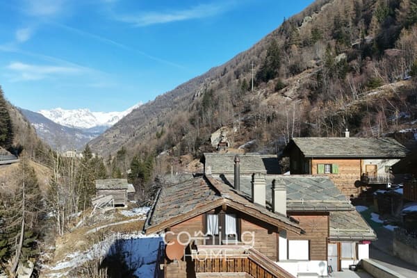 Immobilie in Eisten - RÃ¼ckzugsort im Saastal - stilvolles Haus mit Bergpanorama in ruhigem Eisten - Bild 12