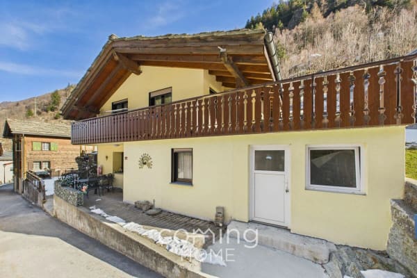 Immobilie in Eisten - RÃ¼ckzugsort im Saastal - stilvolles Haus mit Bergpanorama in ruhigem Eisten - Bild 14