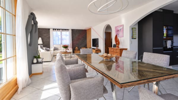 Immobilie in Hauterive Ne - Maison individuelle 5.5 pièces rénovée avec piscine, photovoltaïque et 4 places de parc - Bild 7