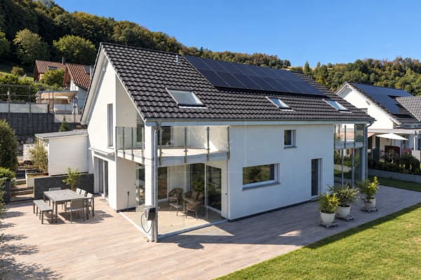 Immobilie in Villeneuve Fr - Villa individuelle contemporaine avec vue dégagée à Villeneuve (FR) - Bild 0