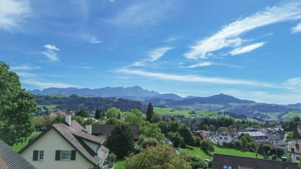 Immobilie in Teufen Ar - TÃ¤glich grÃ¼sst der SÃ¤ntis - grosszÃ¼gige Dachwohnung mit herrlichem Weitblick - Bild 10