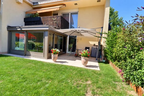 Immobilie in Meinier - Magnifique appartement en rez de jardin vue dégagées sur la campagne en viager occupé sans rente - Bild 1