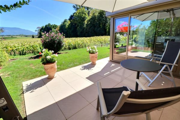 Immobilie in Meinier - Magnifique appartement en rez de jardin vue dégagées sur la campagne en viager occupé sans rente - Bild 2