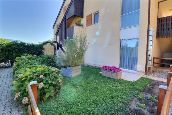 Immobilie in Meinier - Magnifique appartement en rez de jardin vue dégagées sur la campagne en viager occupé sans rente - Bild 3