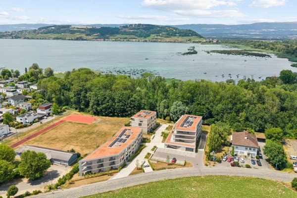 Immobilie in Muntelier - Murtensee vor der TÃ¼r - Exklusive 5.5-Zimmer-Dachwohnung - Bild 0