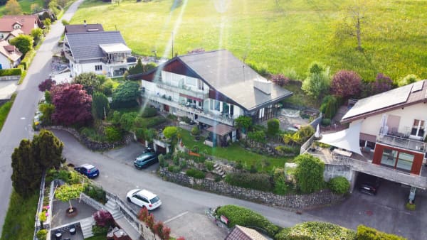 Immobilie in Wattenwil - Ein- oder Zweifamilienhaus mit traumhafter Aussicht - Bild 1