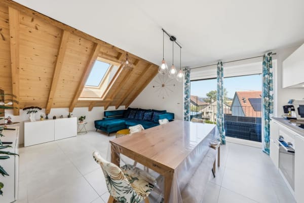 Immobilie in Aclens - Appartement de charme de 2,5 piÃ¨ces dans une ferme entiÃ¨rement rÃ©novÃ©e - Bild 3